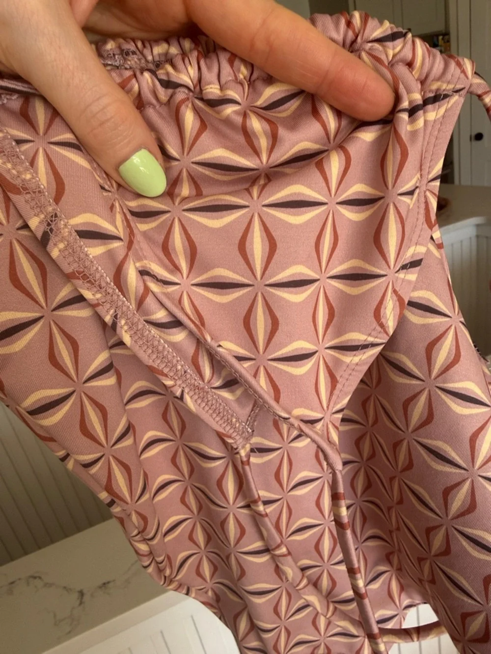 Free People x Beth Richard’s Boheme Mauve Geometric Print Triangle Bikini - Picture 6 of 6